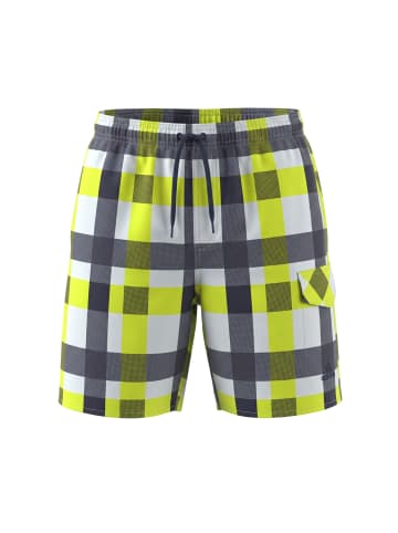 adidas Badehose Check ML Swim Shorts in Grau