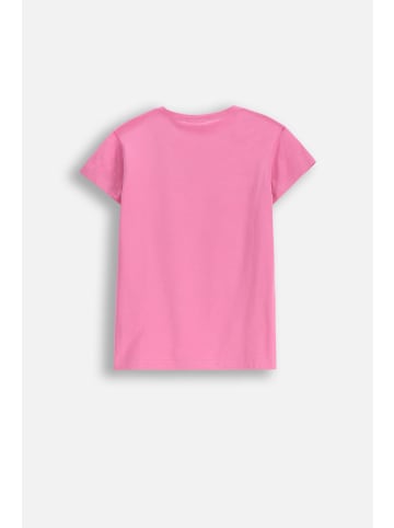 Coccodrillo T-Shirt mit kurzen Ärmeln in fuchsie