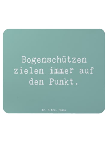 Mr. & Mrs. Panda Mausmatte Spruch Bogenschützen Fokussierung mit... in Meeresbrise