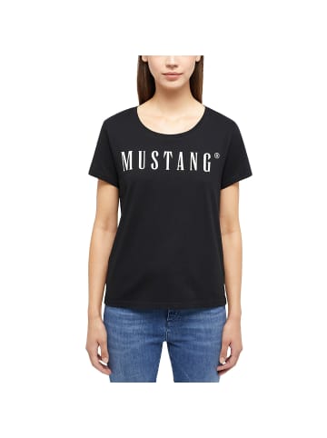 Mustang T-Shirt 3er Pack in Schwarz/Grau/Dunkelblau