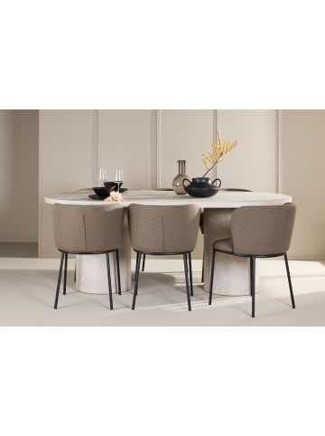 ebuy24 Essgruppe Narvik (7-teilig) Beige 100 x 200 cm