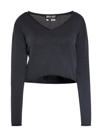 ROCKEASY Damen Pullover in Schwarz