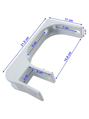 MCW 3er-Set Deckenhalterung für Markise H790, H791, Standard