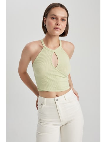 DeFacto Crop-Top FITTED in Hellgrün