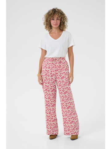 Cream Casual Hose CRBellis Loose fit in Sepia Pink Leopard