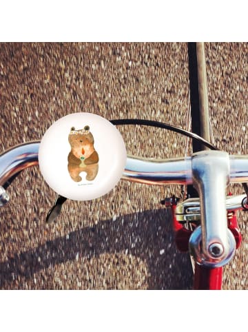 Mr. & Mrs. Panda XL Fahrradklingel Bär Kommunion ohne Spruch in Weiß