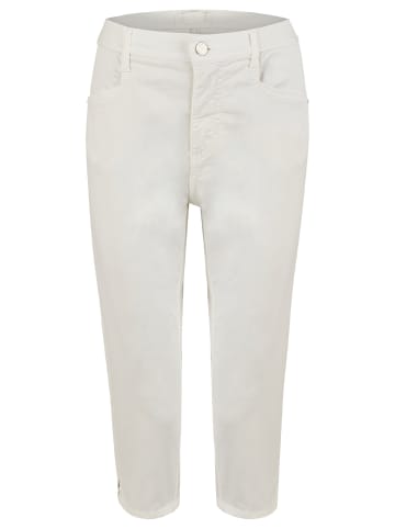 ANGELS  Slim Fit Jeans Unifarbene Anacapri Sporty in perlweiss