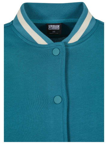 Urban Classics College Jackets in watergreen/whitesand