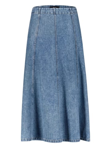 Zero Jeansrock mit Reißverschlusssrock mit Reißverschluss in Middle Blue Denim