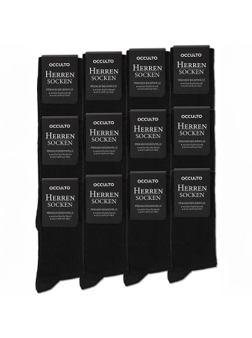 Occulto 12er Pack Businesssocken Jordan in Schwarz