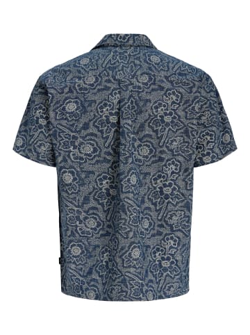 Jack & Jones Hawaii-Hemd in Pageant Blue