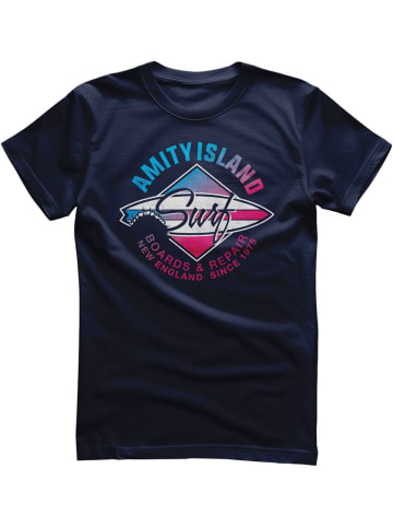 Jaws T-Shirt "Jaws Boards & Repair Since 1975 T-Shirt" in Blau