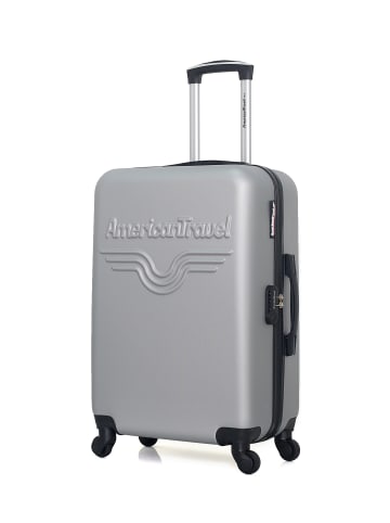 American Travel Mittelgroßer Koffer CHELSEA in Grau (64L)