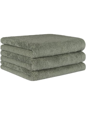 Cawö Cawö Handtücher Lifestyle Uni 7007 oliv - 497 in oliv - 497