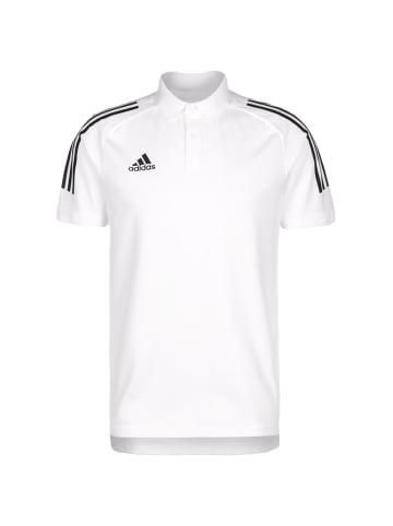 adidas Performance Poloshirt Condivo 20 in weiß / schwarz