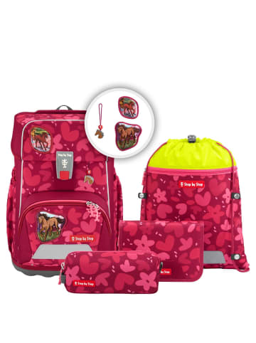 Step by Step Giant - Schulranzen Set 5tlg. (Black Cat Chiko) in Wild Horse Nora