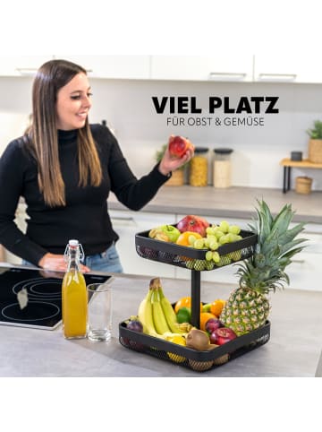 eluno 2-stöckige eckige Obstetagere