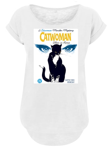 F4NT4STIC Long Cut T-Shirt DC Comics Batman Catwoman When In Rome in weiß