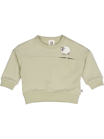 müsli Babysweatshirt in Desertgreen