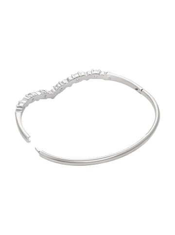 faina Women Huggie Earrings in Silver