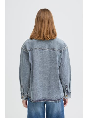 ICHI Jeanshemd IHMARIMA Relaxed fit in Light blue