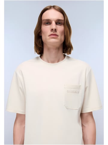 Napapijri T-Shirt "S-Fanes Ss" in Beige