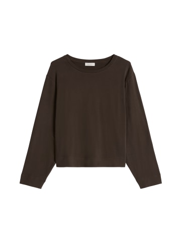 Marc O'Polo Oversize Longsleeve cropped in Smooth Sage