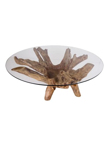 ebuy24 Couchtisch Amazonas Holz 110 x 110 cm