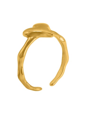 Steel_Art Ring mit Herz Damen Junia goldfarben in Goldfarben