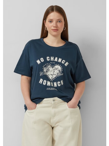 QS T-Shirt in 58D0_tiefblau