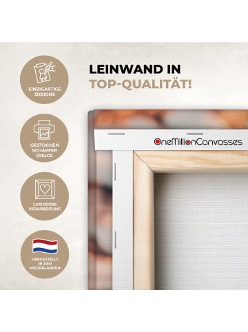 MuchoWow Leinwand Bilder Bernsteinfarben