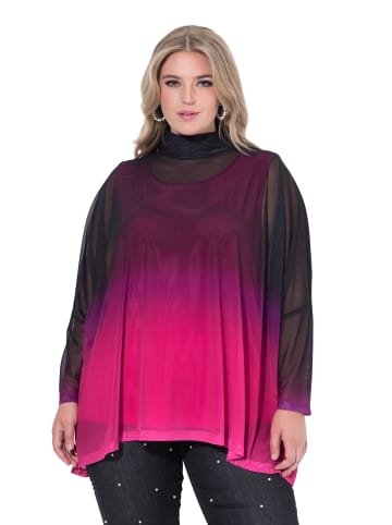 MIAMODA Bluse in neon berry
