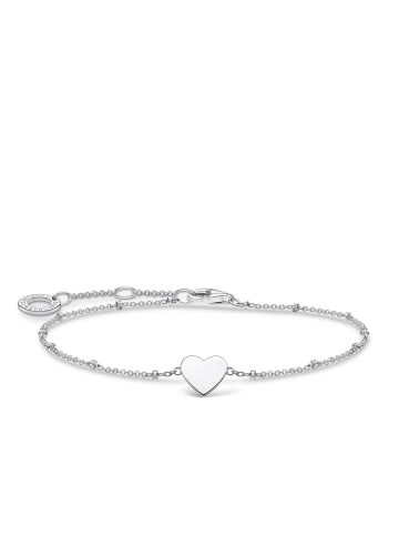 Thomas Sabo Armband Herz Mit Kugeln Silber in silber