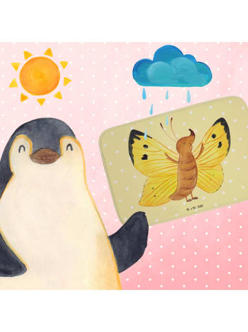 Mr. & Mrs. Panda duschmatten Schmetterling Zitronenfalter ohne S... in Gelb Pastell