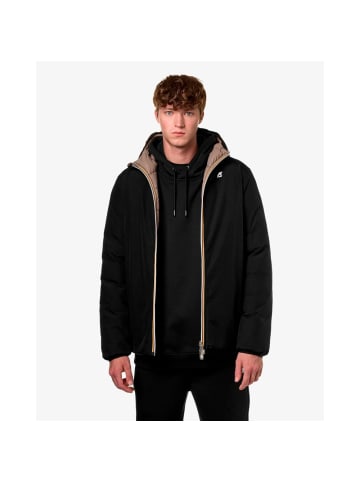 K-Way Jacke in AA0-Schwarz/Beige