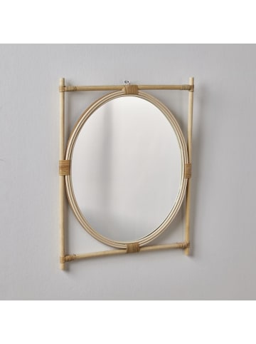 LA FACTORY Boho-Spiegel in beige