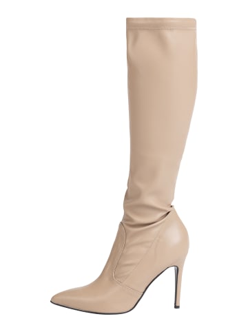 faina Lederstiefel in Beige