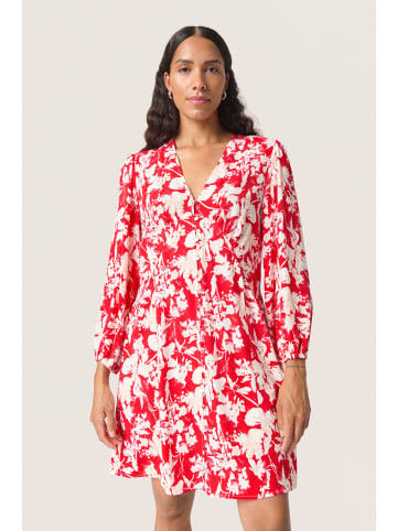 Soaked in Luxury Kleid SLOline Gerade Passform in Salsa Flower Print
