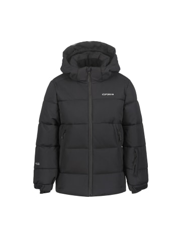 Icepeak Louin Winterjacke mit Kapuze und Schneefang in Black