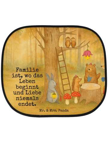 Mr. & Mrs. Panda Sonnenschutz Fürs Auto Waldtiere Picknick Desig... in Weiß