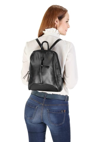 Samantha Look City Rucksack in schwarz