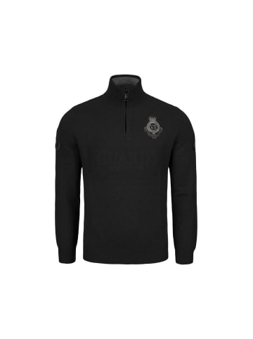 La Martina Pullover MBSG30 in schwarz