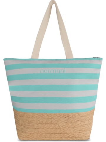 normani Große Strandtasche Mackay in Mint