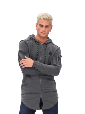 Tom Barron Kapuzensweatshirt MAN SWEATSHIRT in grey