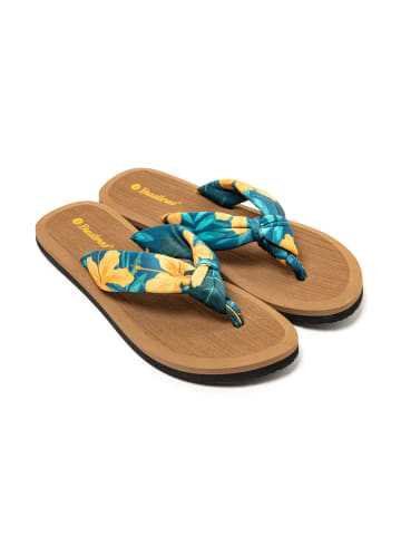 Brasileras Zehentrenner "Hibiscus Nudo" in Orange