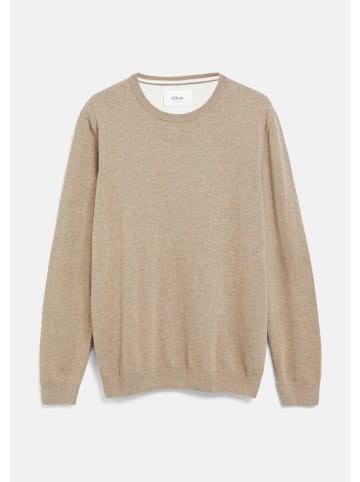 s.Oliver Strickpullover in 86W1_hellbraun