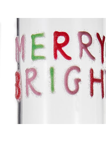 Butlers Butlers Sektglas MERRY & BRIGHT in Grün, Rot, Rose