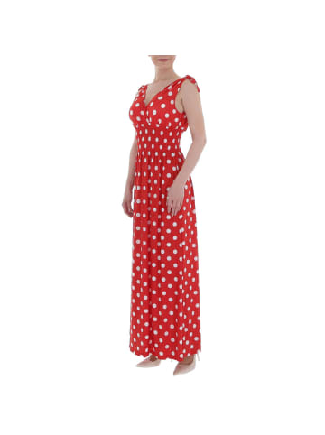 Ital-Design Kleid in Rot und Weiß