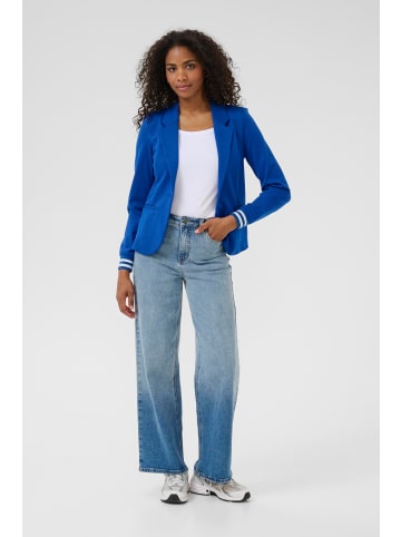 Kaffe Blazer Kinnie Regular fit in Surf The Web/Chalk Stripe