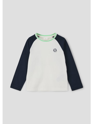 S. Oliver T-Shirt kurzarm in Creme